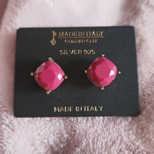 Pink Stud Earrings